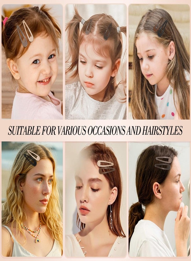 Obeoby 120 Pcs Metal Snap Hair Clips, 2 Inch Small Barrettes Hair Accessories for Women Girls Teens Kids Birthday Holiday Gifts (5 colors) - Image 5